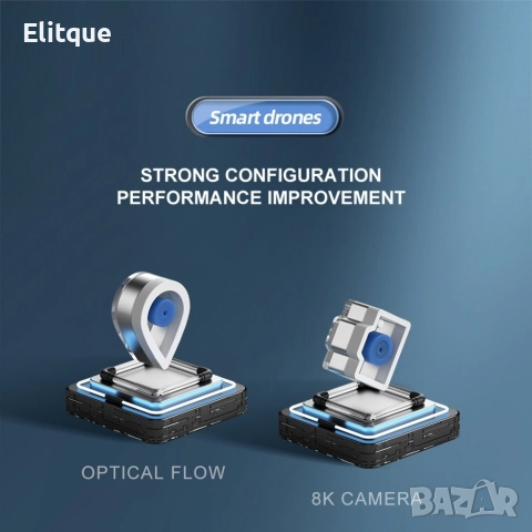 Сгъваем дрон с 8k HD Двойна камера 360 ° на заснемане "Дрон S169 с 4К двойна камера, снимка 9 - IP камери - 52895230