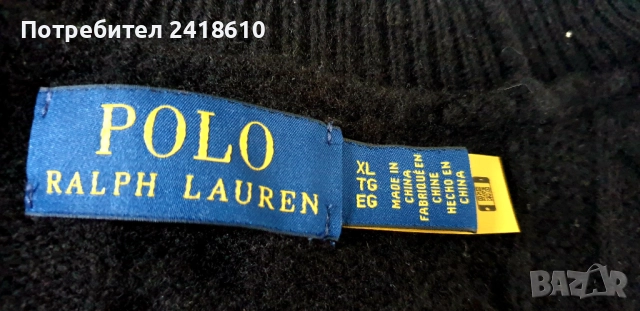 POLO Ralph Lauren Cable Wool / POLO Mens Size XL НОВО!  ОРИГИНАЛ! Мъжки Пуловер Поло!, снимка 5 - Пуловери - 52584167