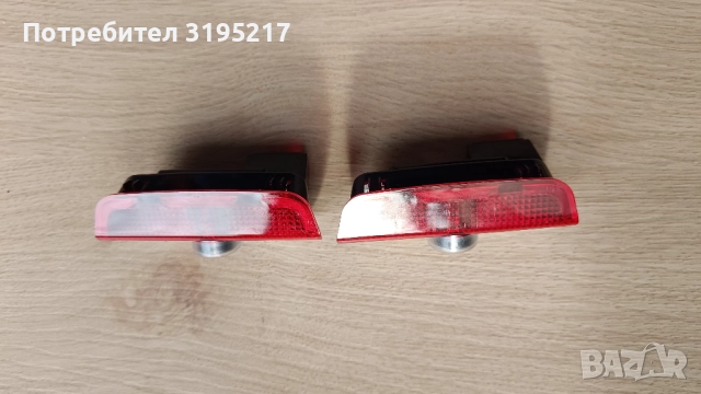 LED плафон за врати с лого R Line за VW, снимка 5 - Аксесоари и консумативи - 52262479