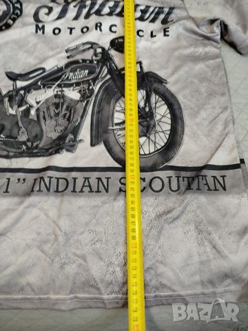 Тениска 3XL indian cafe racer , снимка 3 - Тениски - 46723445