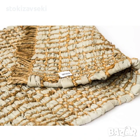 Килим тип черга с ресни, естествен цвят, 3 размера, снимка 5 - Килими - 51235816