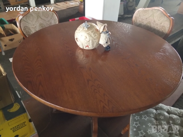 Маса плюс три стола, снимка 2 - Маси - 52387323