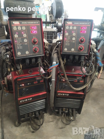 2 броя Lincoln CV510 500 Амперови MIG/MAG с водно охлаждане цена за 2
