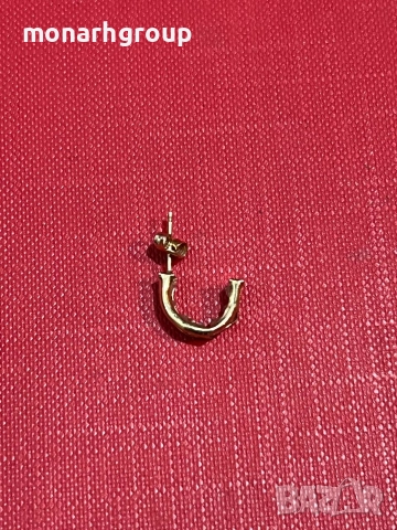 Златна обеца 9К, снимка 2 - Обеци - 52543557