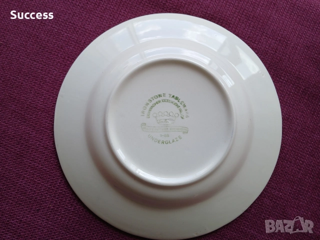 Винтидж чиния Ironstone tableware, снимка 2 - Антикварни и старинни предмети - 53972309