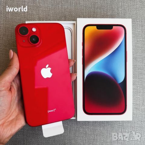 НОВ❗️ iPhone 14❗️Лизинг от 50лв/м ❗️ГАРАНЦИЯ ❗️ RED ❗️червен 128, снимка 1 - Apple iPhone - 45221458
