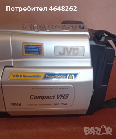 Камера JVS Compact VHS, снимка 5 - Камери - 52631321
