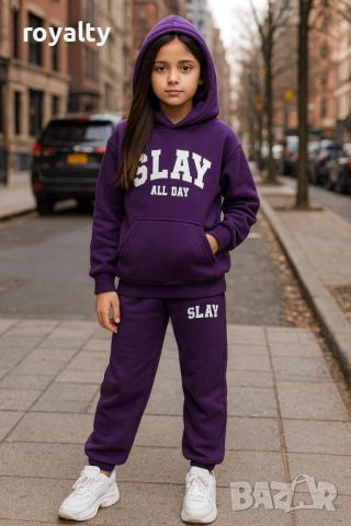 Детски Лилав Комплект 8-9г 9-10г 11-12г 12-13г 13-14г 15-16г 