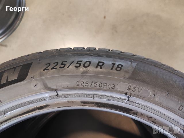 2бр.летни гуми 225/50/18 Michelin, снимка 5 - Гуми и джанти - 46780677