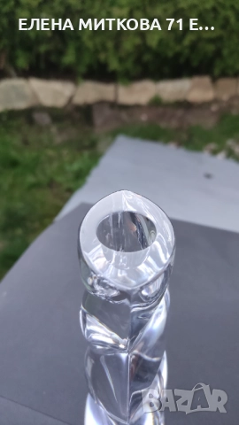 Rogaska Словения два феноменални свещника от оловен кристал, снимка 6 - Декорация за дома - 52544557