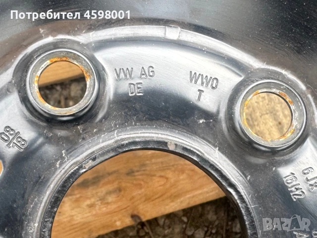 2бр.Оригинални джанти 16 5x112 ET43 за Vw T-Roc,Passat,Touran,Skoda Karoq,Yeti,Seat Ateca,Leon, снимка 7 - Гуми и джанти - 54015547