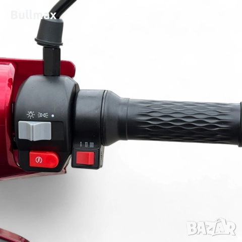 Електрическа триколка Fullmax R1, 1500W, 60V/20Ah, Сива, CE сертификат, снимка 6 - Инвалидни скутери - 52569943