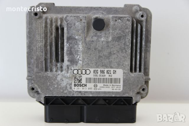 Моторен компютър Audi A3 8P / 03G 906 021 GM / 03G906021GM / 0 281 013 085 / 0281013085 EDC16U34, снимка 1 - Части - 45707971