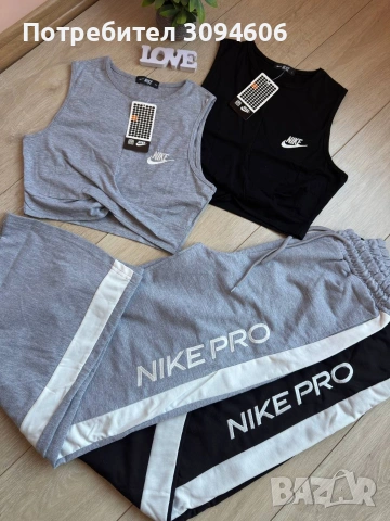 Памучен екип_Nike Pro, снимка 5 - Спортни екипи - 54165692