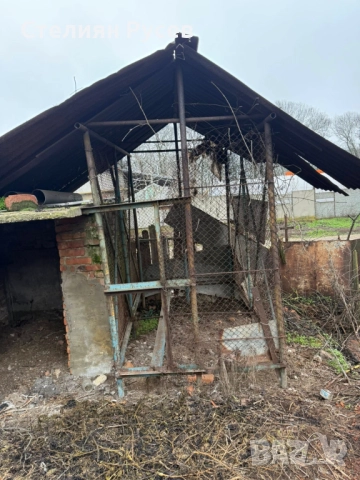 метален хамбар 250/150 см цена 200 лв / 102,26 евро  висок 220 см (до билото +50см още) - може да се, снимка 3 - Оранжерии - 52921127