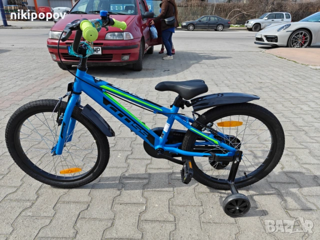 CROSS Алуминиев велосипед 20" BOXER син, снимка 9 - Велосипеди - 53830552