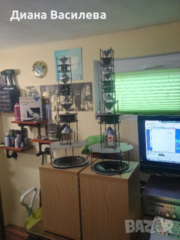 Екстравагантни тонколони тип кули ръчна изработка