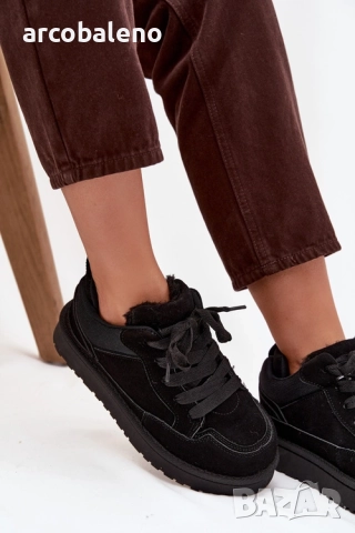 Дамски маратонки с подплата от пух Cyrissa, 3цвята , снимка 12 - Маратонки - 52347106