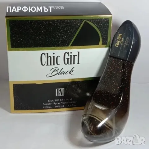 Дамски парфюм Chic Girl Black BN Parfums, 100мл, снимка 2 - Дамски парфюми - 49670248
