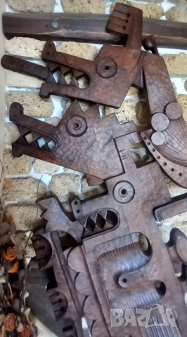 Дърворезба/Пано/ (голямо) 3 метра , уникат пано на проф.Кънчо Цанев, снимка 5 - Пана - 48384303