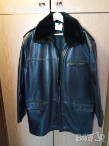 Мъжка кожена шуба