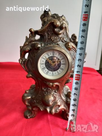 Стар  Каминен Настолен БАРОКОВ Часовник Mercedes, снимка 7 - Антикварни и старинни предмети - 46166722