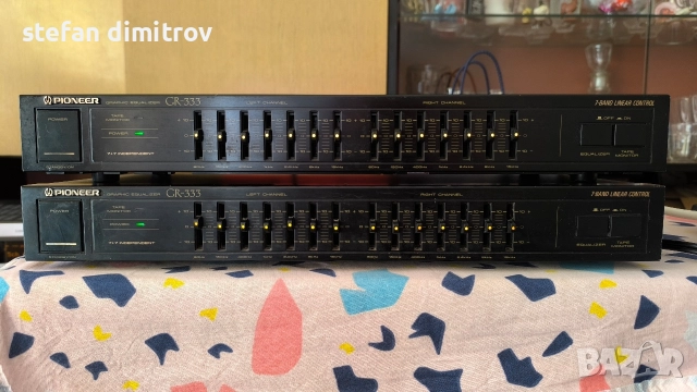 PIONEER GR 333 Стерео графичен еквалайзер 7 ленти Винтидж 1989, снимка 2 - Еквалайзери - 52927586
