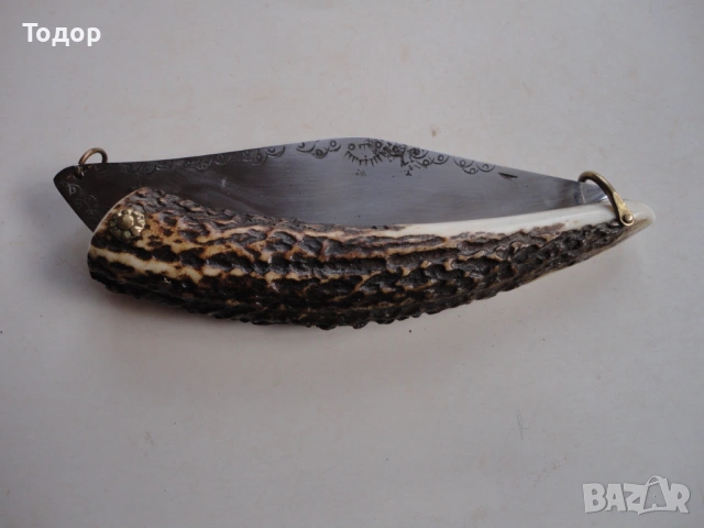 Страхотна голяма сойка нож 9, снимка 8 - Ножове - 54086202