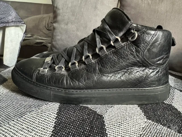 Balenciaga - ARENA  High Top Sneeaker-оригинални, снимка 2 - Маратонки - 47773353