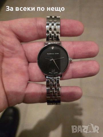 Дамски часовник Izabela Ford сребрист с диамант