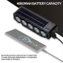 Ултра ярка 20 LED SOLAR светлина за велосипед, Клаксон, Бтерия 4000mAh, снимка 5