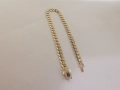 Златна гривна Монако панцер , снимка 1