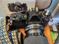 Фотоапарат Pentax MV  В отлично техническо и визуално състояние. Комплект с чанта, книжки, 4 обектив, снимка 15