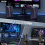 SOULION компютърни високоговорители, USB C/USB захранвани, цветна LED светлина, стерео 2.0, снимка 7