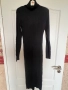 Уникална нова спортно елегантна ежедневна дълга елегантна черна рокля рипс . , снимка 4