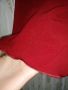 Винтидж дамска асиметрична еластична червена рокля р-р S, снимка 9