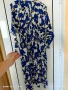 H&amp;M рокля в бяло синьо и черно ХЛ размер , снимка 8