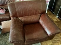 Диван/ Холна гарнитура едтествена телешка кожа, снимка 3