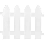 Декоративна ограда за цветя и тревни площи 20x15 cm, комплект 10бр, Бял 351004-BI, снимка 8