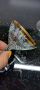 Винтидж сет от тънкостенен кристал чаши. Плътен златен кант, декор лозов лист. , снимка 9