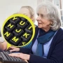 Светещи стикери с голям размер за клавиатура за лаптоп, QWERTY, снимка 2