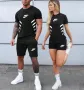 Nike Екипи За Двойки👚🩳Дамски Летен Екип Найк👕🩳Мъжки Къс Комплект Найк Код LFS392, снимка 2