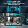 Нова 2K Dash Камера за Колa с WDR, G-сензор, 24ч Паркинг Мониторинг, 512GB, снимка 5