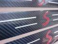 ТОП Цена за 4 бр-16 лв гланц карбон стикери за прагове за Мини Купър S Mini Cooper S, снимка 5