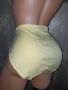 Жълти бикини с висока талия за едра дама XXL, снимка 2