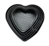 Комплект от 6бр метални форми сърце за торта, снимка 3