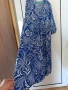 H&M  рокля в бяло и синьо от памук, снимка 7