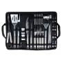 Комплект аксесоари за барбекю в калъф, 33 части, изработени от неръждаема стомана 489297, снимка 4