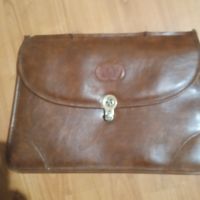 стара мъжка ретро чанта,естествена кожа​, снимка 5 - Антикварни и старинни предмети - 45844251