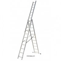 Алуминиева стълба трираменна 12 метра- под наем, снимка 2 - Други инструменти - 45173267